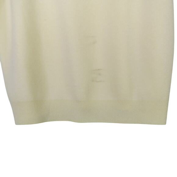 1970s Exmoor Vintage Cream Short Sleeved Pleated Collar Bow Blouse Union Made - Picture 6 of 11